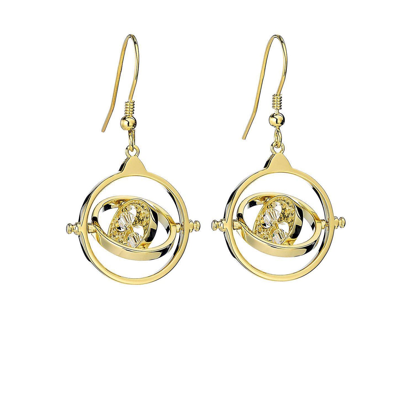 Harry Potter Drop Earrings Time Turner (gold plated)