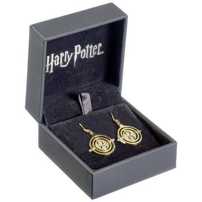Harry Potter Drop Earrings Time Turner (gold plated)