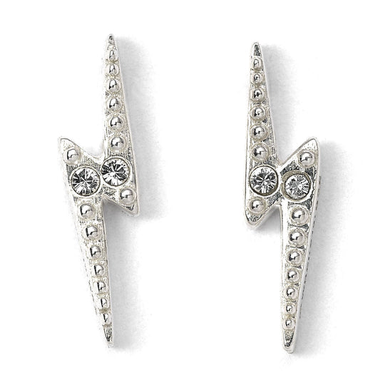 Harry Potter Earrings Lightning Bolt (Sterling Silver)