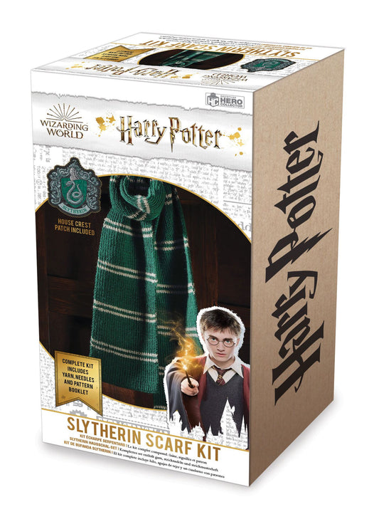 Harry Potter Knitting Kit Scarf Slytherin