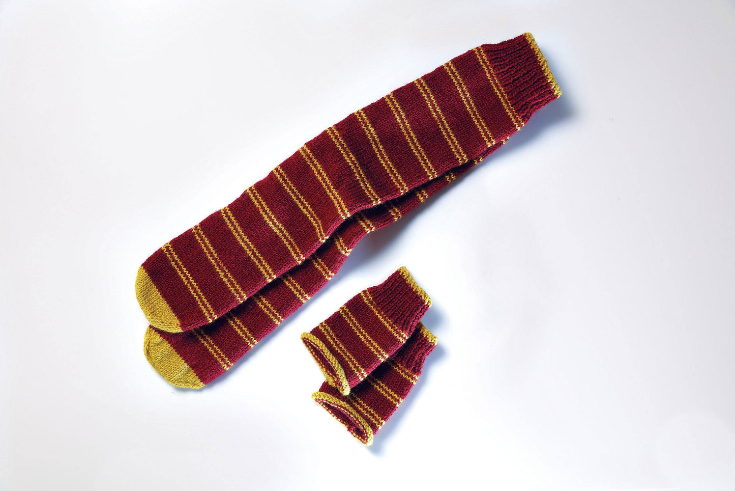Harry Potter Strickset Slouch Socken und Fäustlinge Gryffindor