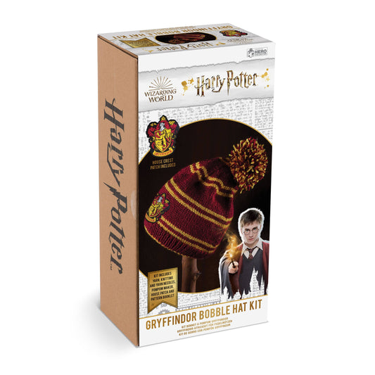 Harry Potter Knitting Kit Beanie Hat Gryffindor