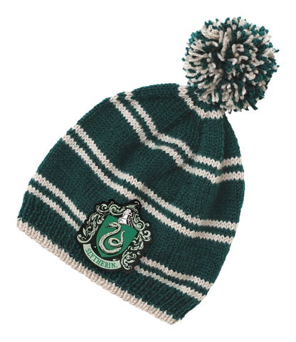 Harry Potter Strickset Beanie Mütze Slytherin