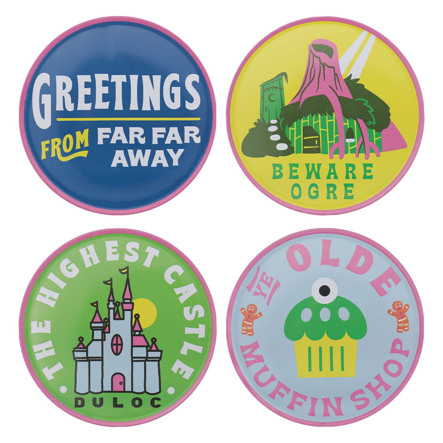 Shrek Coaster 4-Pack