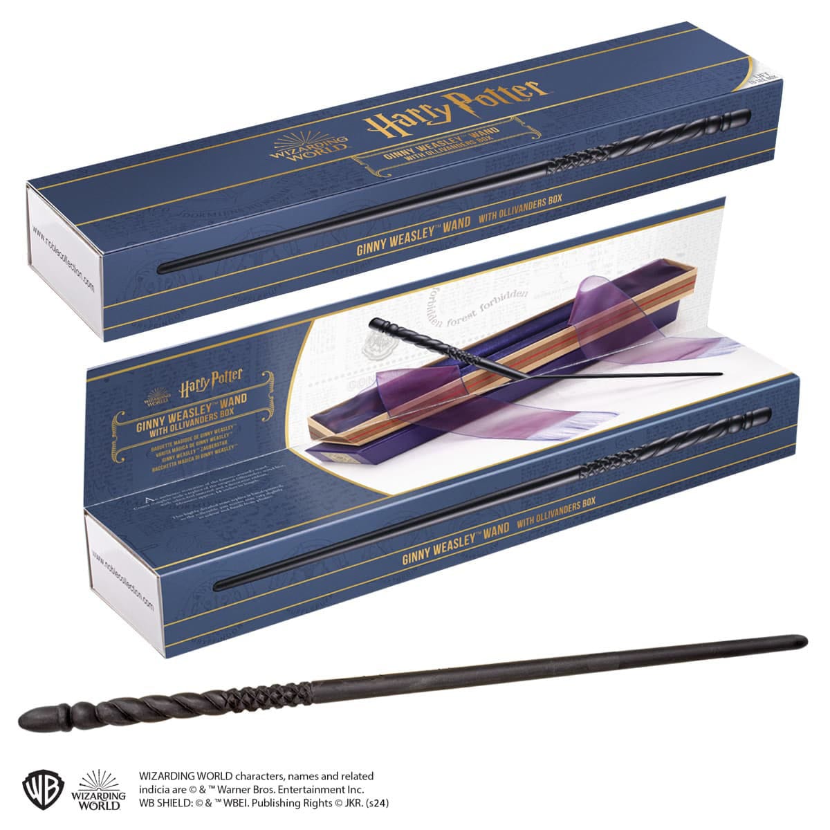 Harry-Potter-Zauberstab-Replik in Ollivanders-Box – Ginny Weasley 36 cm