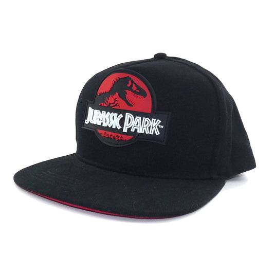 Jurassic Park Curved Bill Cap Red Logo