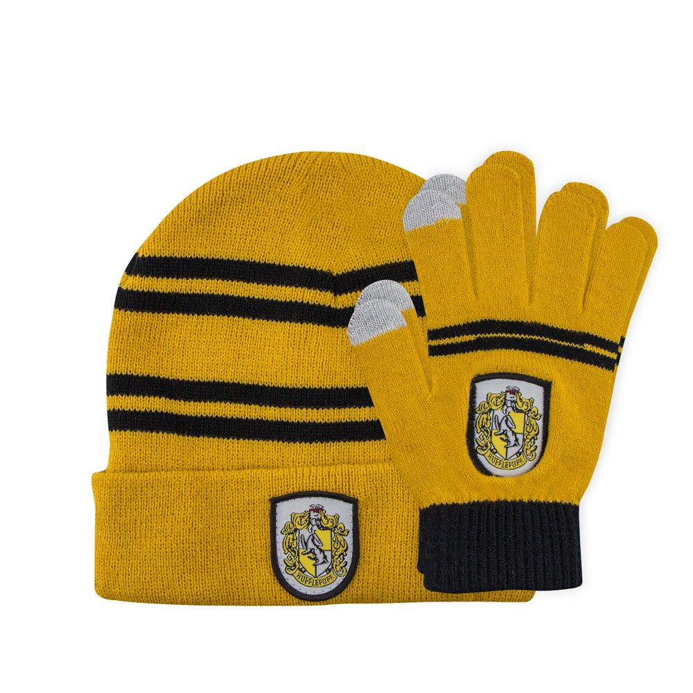 Harry Potter Beanie &amp; Gloves Set for Kids Hufflepuff