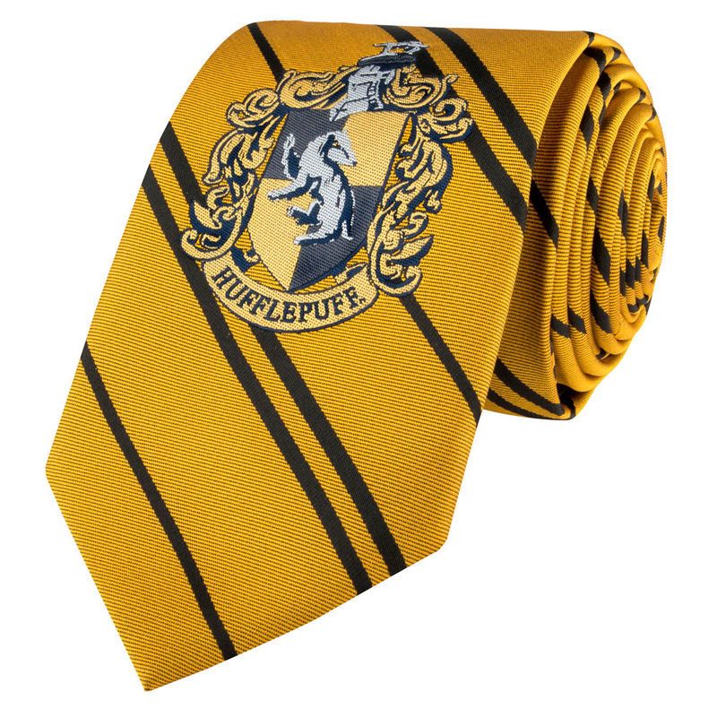 Harry Potter Webkrawatte mit Wappen Hufflepuff – Neuauflage