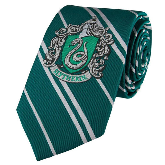 Harry Potter Kids Woven Crest Tie Slytherin - New Edition